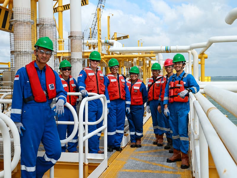Crew Line-Up Before Works