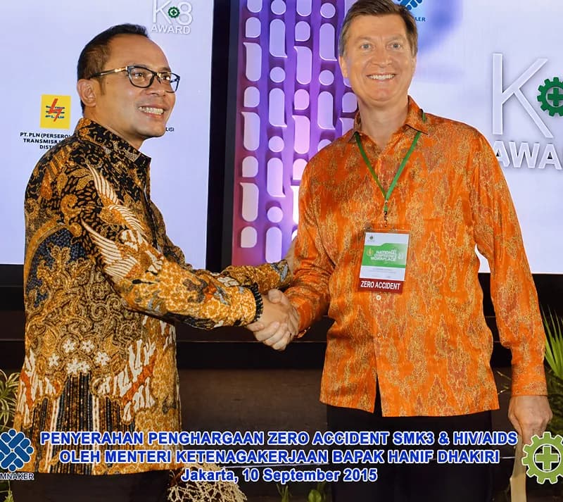 Penghargaan Zero Accident, SMK3, dan HIV/AIDS